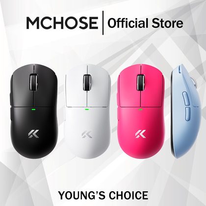 MCHOSE A5 V3 Ultralight Wireless Gaming Mouse, Tri-Mode